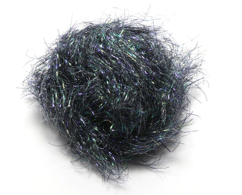 Hareline Spectrum Glimmer Chenille Black