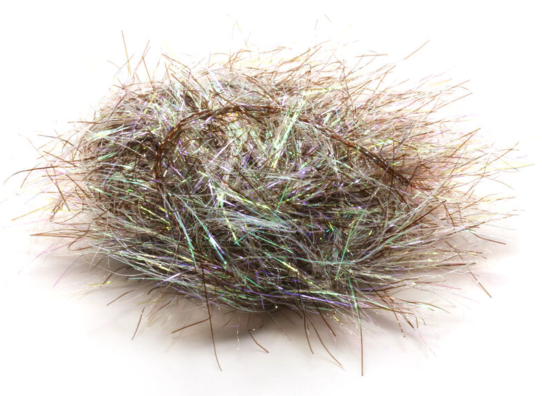 Hareline Spectrum Glimmer Chenille Brown