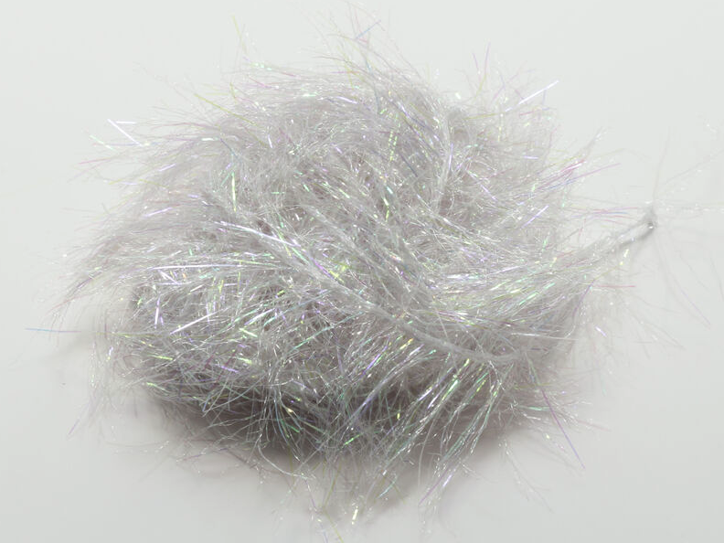 Hareline Spectrum Glimmer Chenille Gray Minnow