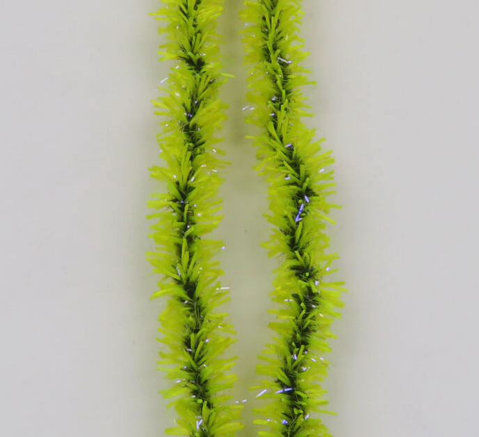 Hareline UV Badger Flexi Squishenille Fl Hot Yellow