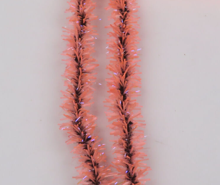 Hareline UV Badger Flexi Squishenille Shrimp Pink