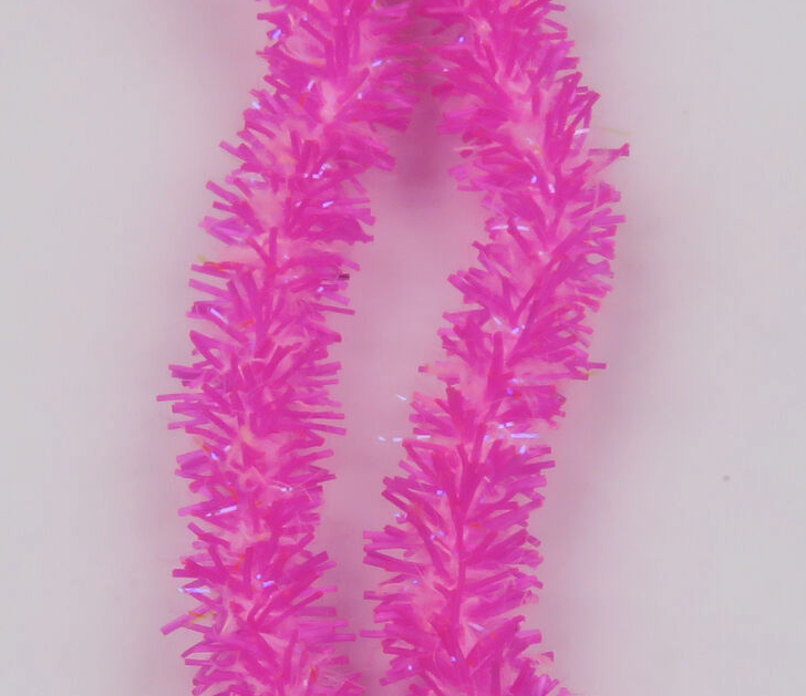 Hareline UV Flexi Squishenille Fly Tying Material Online Fl Hot Pink