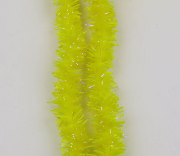 Hareline UV Flexi Squishenille Fly Tying Material Online Fl Hot Yellow