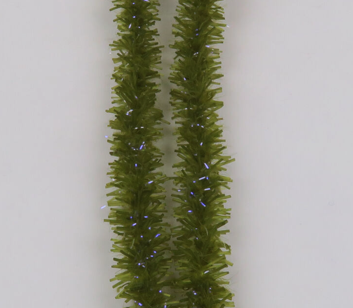 Hareline UV Flexi Squishenille Fly Tying Material Online Olive