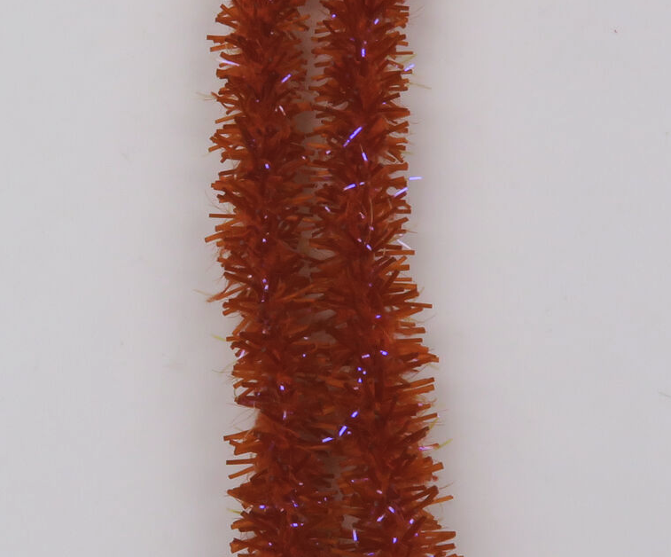 Hareline UV Flexi Squishenille Fly Tying Material Online Rusty Brown