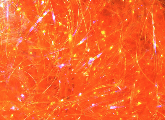 Hareline UV Polar Chenille Hot Orange