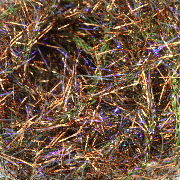 Olive Copper Polar Chenille fly tying streamer material with great underwater movement.