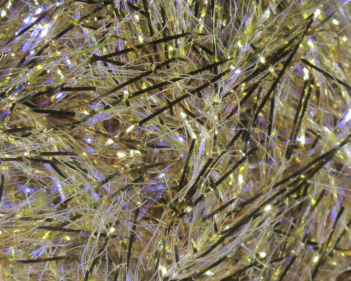 Hareline UV Polar Chenille Medium Gold UV