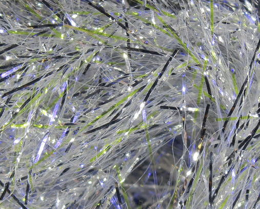 Hareline UV Polar Chenille Medium Silver UV