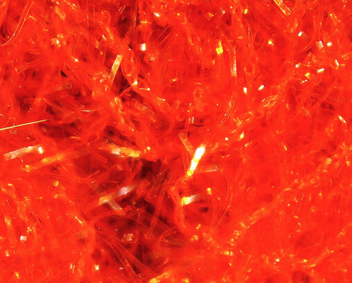 Hareline UV Polar Chenille Micro UV Hot Orange