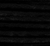 Versatile black ultra chenille for creating sleek and attractive streamer patterns