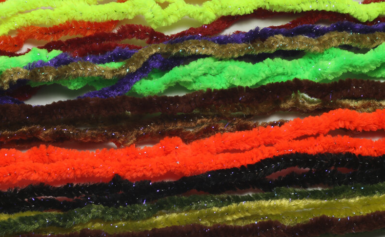 Hareline Woolly Bugger Tinsel Core UV Rayon Chenille