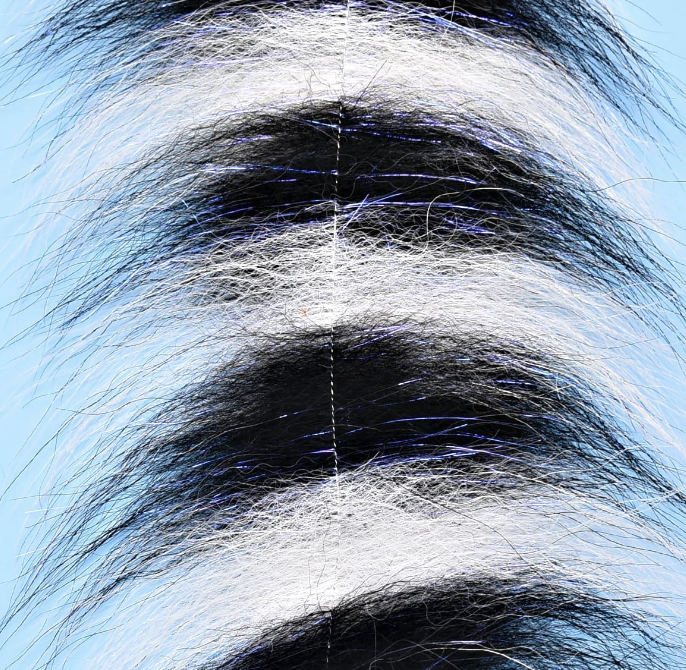 EP Sommerlatte's Grizzly Foxy Brush Adds A Great Mottled Look To Your Freshwater Flies And Saltwater Flies