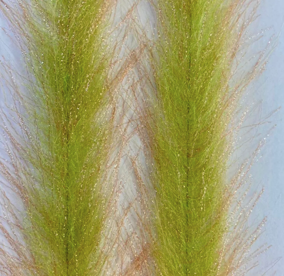 This synthetic fly tying brush mimics natural hackle movement giving your fly lifelike motion