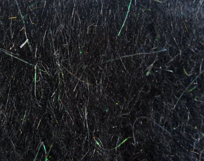 Hareline Krystal Dubbing Black