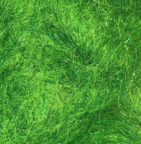 Bright green lizard Senyo's Fusion Dubbing, enhancing visibility and appeal in murky waters.