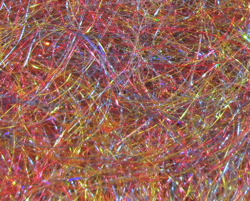 Rainbow colored f Senyo's Fusion Dubbing, offering a spectrum for diverse fly tying.