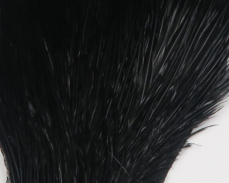 Hareline Dry Fly Neck Chunks Black