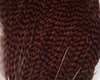 Hareline Dry Fly Neck Chunks Brown Grizzly