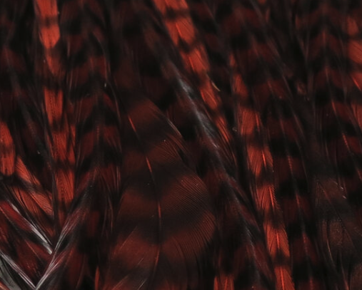 Soft and natural brown half saddle, mimicking realistic prey for pike and musky