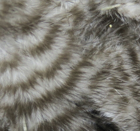 Hareline Marabou Grizzly Mini Natural