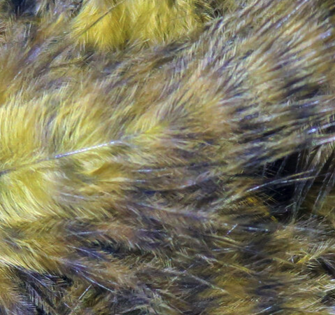 Hareline Marabou Grizzly Mini Sculpin Olive