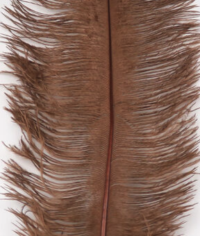 Hareline Ostrich Herl Brown