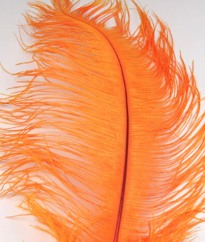 Hareline Ostrich Herl Fl Orange