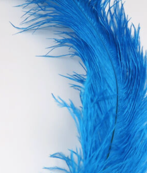 Hareline Ostrich Herl Kingfisher Blue
