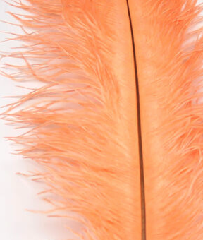 Hareline Ostrich Herl Scud Orange