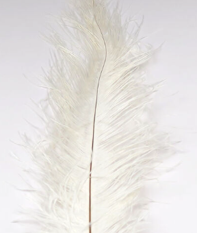 Hareline Ostrich Herl White