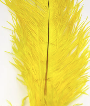 Hareline Ostrich Herl Yellow