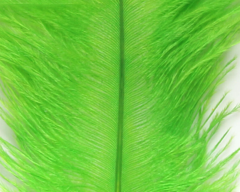 Hareline Ostrich Marabou Chartreuse
