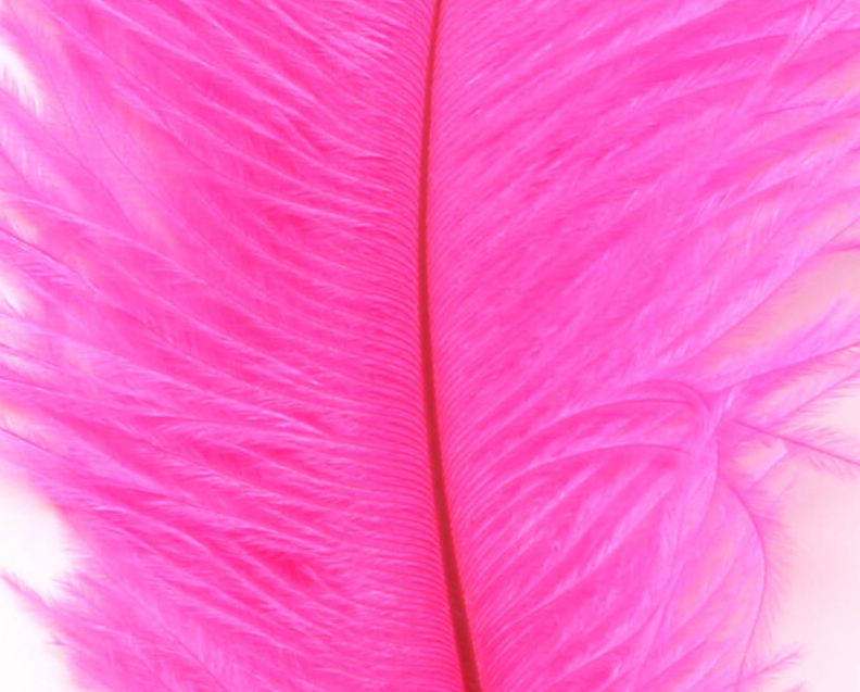 Hareline Ostrich Marabou Fuchsia