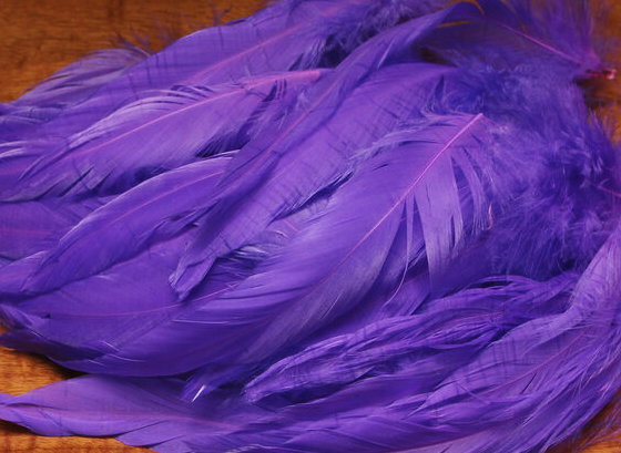 Hareline Schlappen 5"-7" Hot Purple