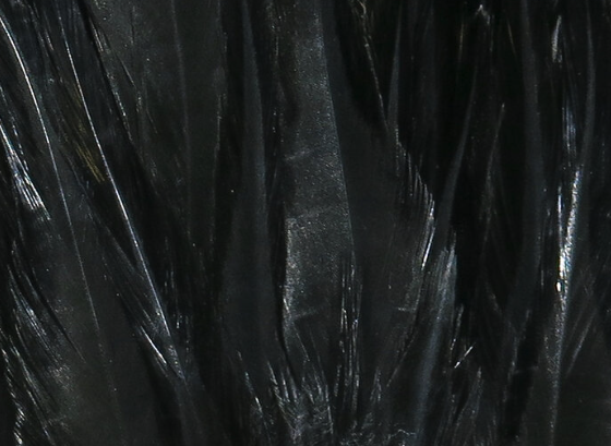 Hareline Saddle Hackle Black