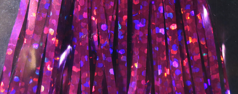 Saltwater Flashabou Is the Perfect Size Flash Fly Tying Material For Tying Large Saltwater Streamers