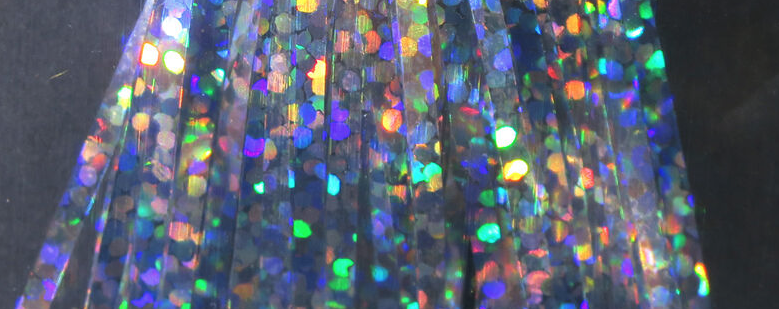 Saltwater Flashabou Is the Perfect Size Flash Fly Tying Material For Tying Large Saltwater Streamers