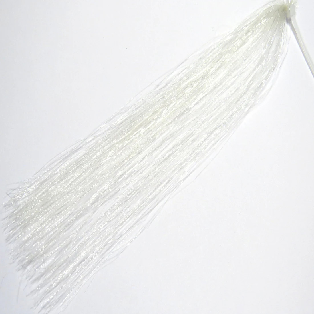 Gliss’N Glow Clear Ice corrugated flash fly tying material for baitfish streamers and salmon tube flies
