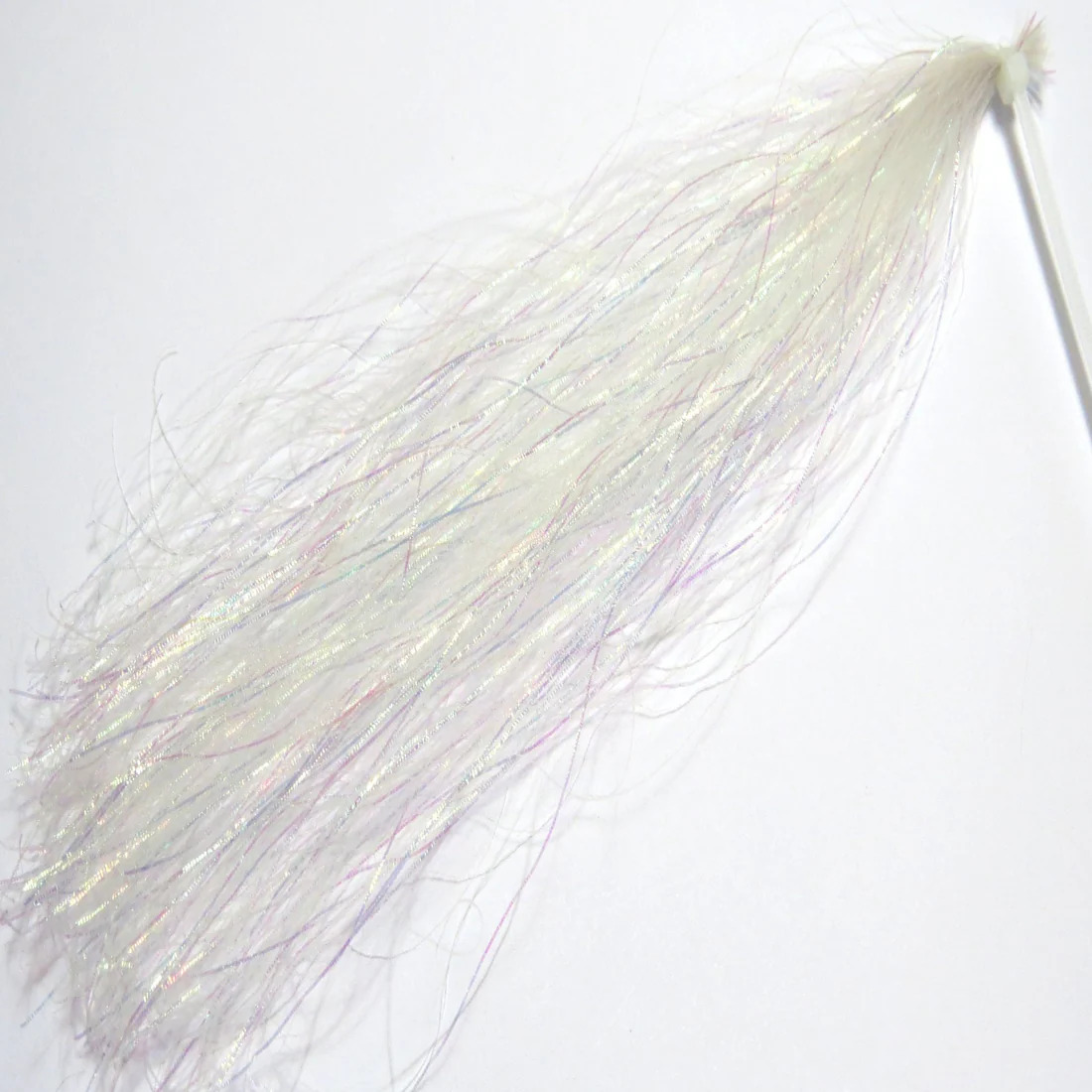 Gliss’N Glow Mother of Pearl corrugated iridescent flash for realistic baitfish streamers and tube flies