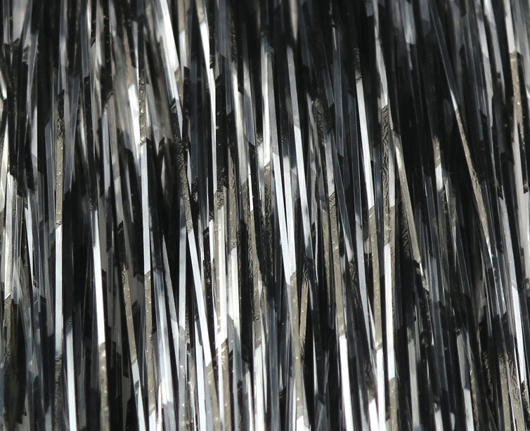 Grizzly Barred Magnum Flashabou Adds A Great Mottled Look To Your Freshwater Flies And Saltwater Flies