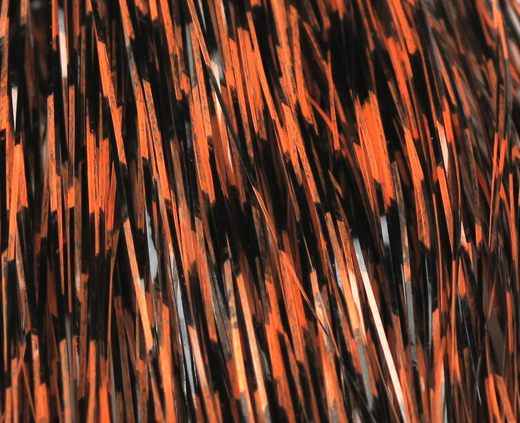 Grizzly Barred Magnum Flashabou Adds A Great Mottled Look To Your Freshwater Flies And Saltwater Flies