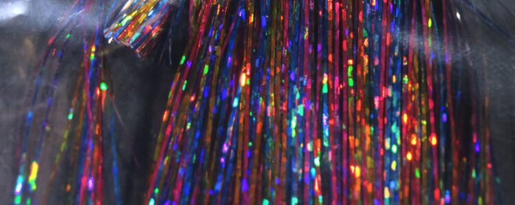 Holographic Flashabou Adds A Bright Flash Of Color To Your Freshwater Flies And Saltwater Flies