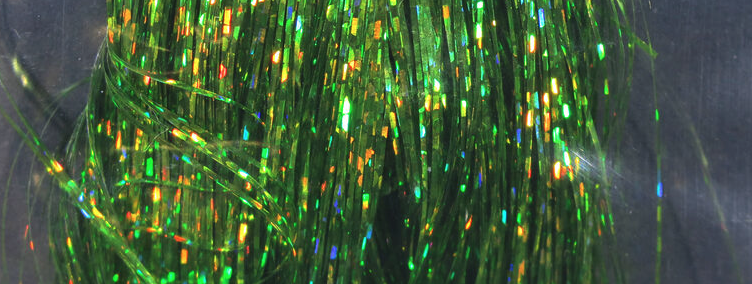 Holographic Flashabou Adds A Bright Flash Of Color To Your Freshwater Flies And Saltwater Flies