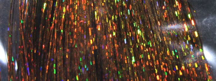 Holographic Flashabou Adds A Bright Flash Of Color To Your Freshwater Flies And Saltwater Flies