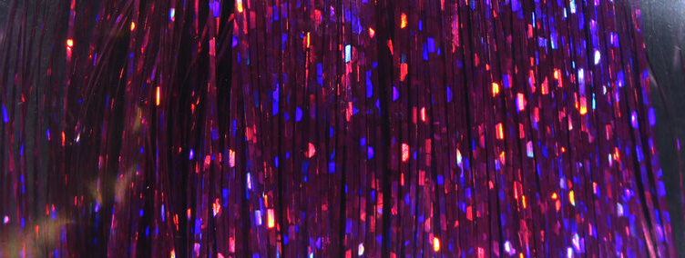 Holographic Flashabou Adds A Bright Flash Of Color To Your Freshwater Flies And Saltwater Flies