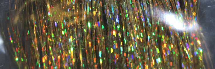 Holographic Flashabou Adds A Bright Flash Of Color To Your Freshwater Flies And Saltwater Flies