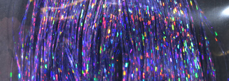 Holographic Flashabou Adds A Bright Flash Of Color To Your Freshwater Flies And Saltwater Flies
