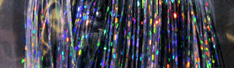 Holographic Flashabou Adds A Bright Flash Of Color To Your Freshwater Flies And Saltwater Flies