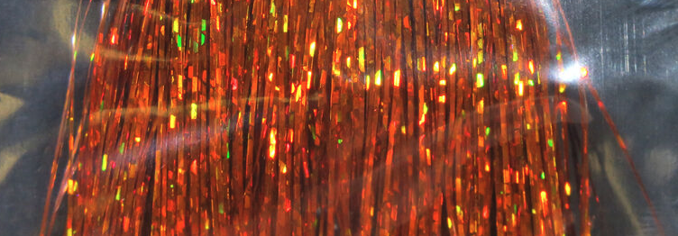 Holographic Flashabou Adds A Bright Flash Of Color To Your Freshwater Flies And Saltwater Flies